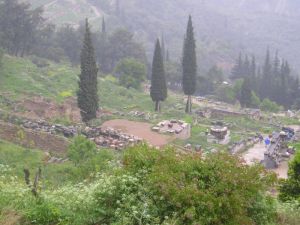 Delphi: scenery and ruins